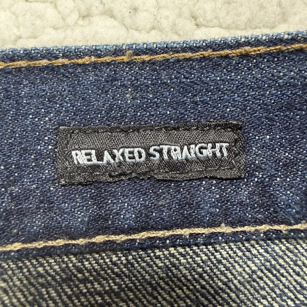 Calvin Klein Relaxed Straight Jeans Mens 34x30 Streetwear Grunge Casual Normcore - Picture 5 of 11